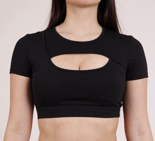 CUT T-SHIRT BLACK