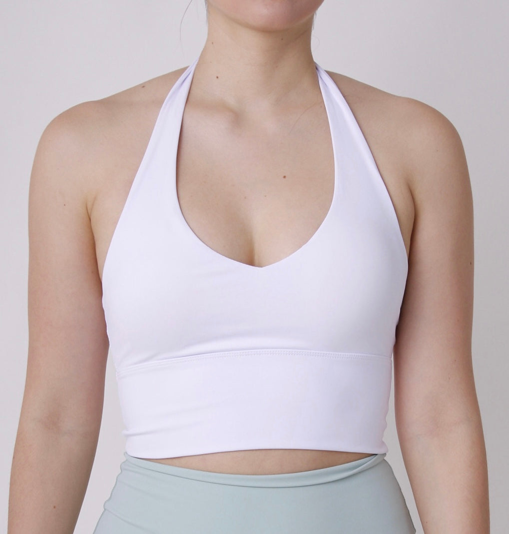 TOP HALTER BLANCO