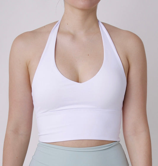 TOP HALTER BLANCO