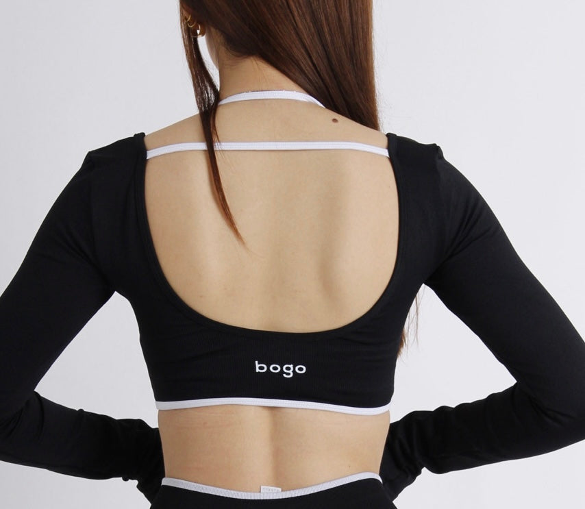 TOP B&W LONG SLEEVE