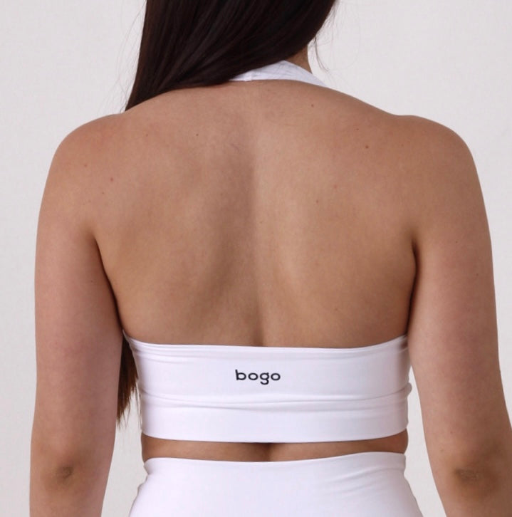 WHITE HALTER