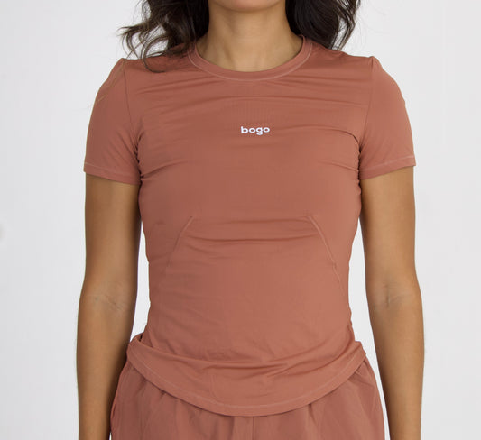 T-SHIRT DARK CORAL