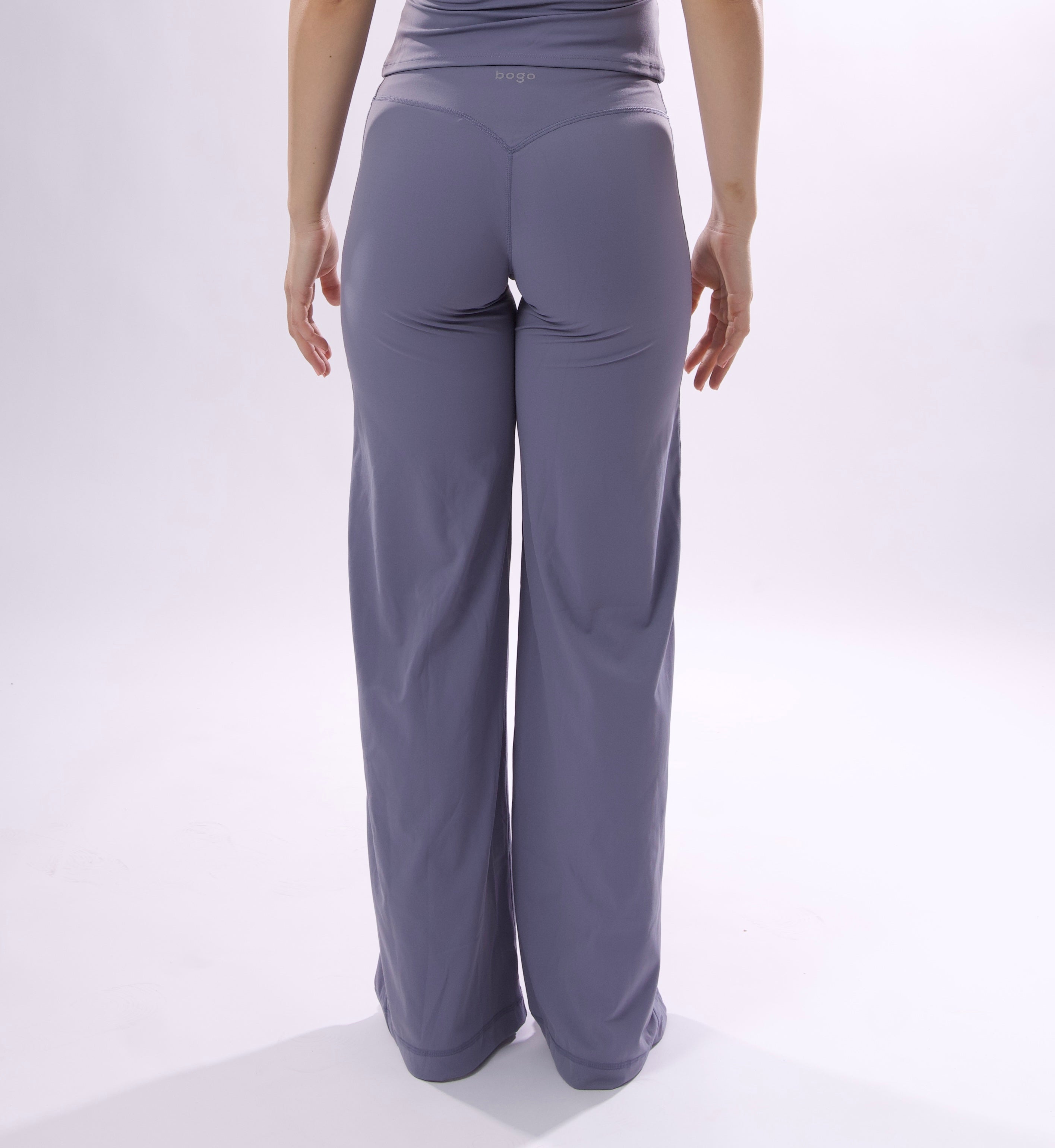 WIDE LEG BLUE GRAY