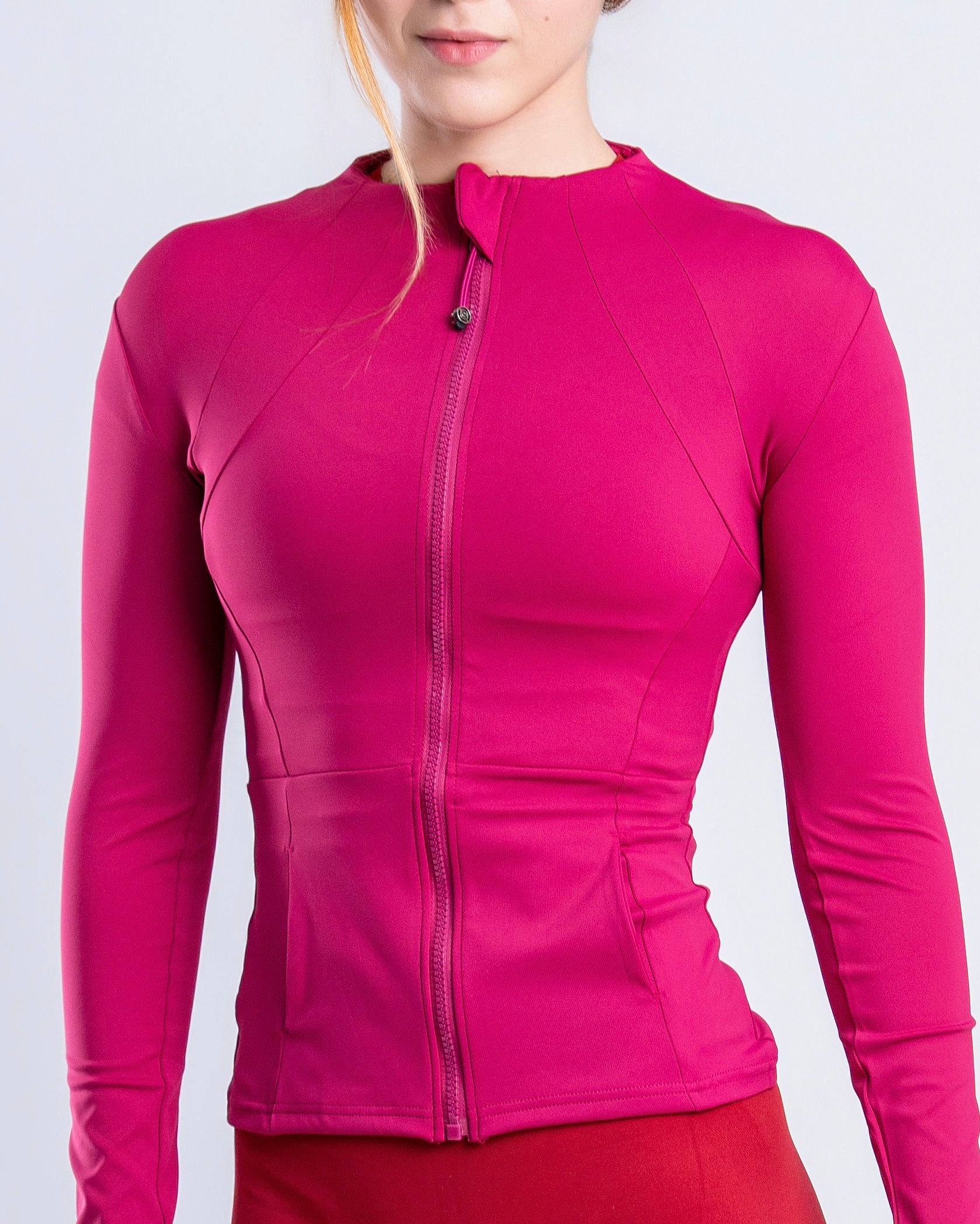 FITTED JACKET CHERRY