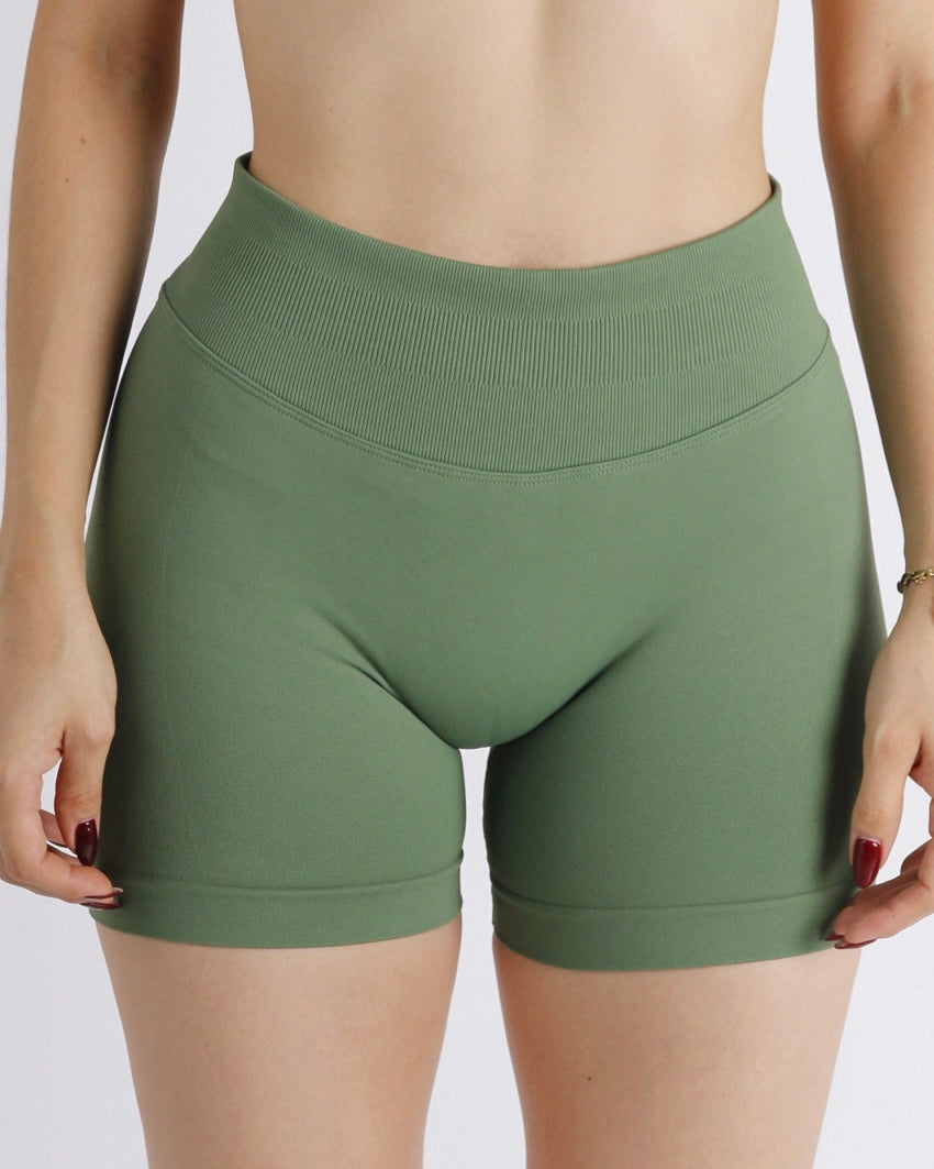 SHORT PUSH-UP SAGE GREEN
