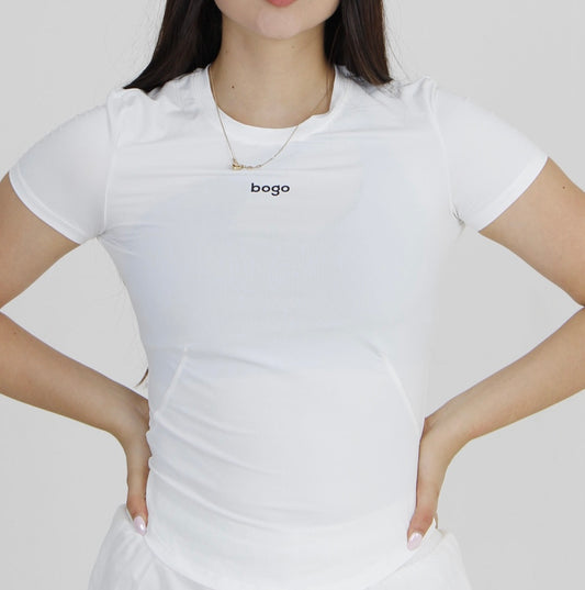RUNNING WHITE T-SHIRT