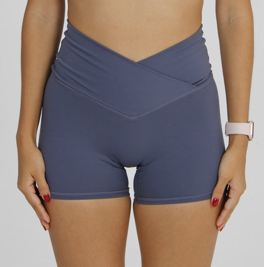 SHORT STEEL BLUE V